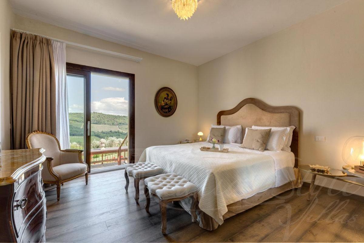 Villa Il Tinaio Панцано Экстерьер фото